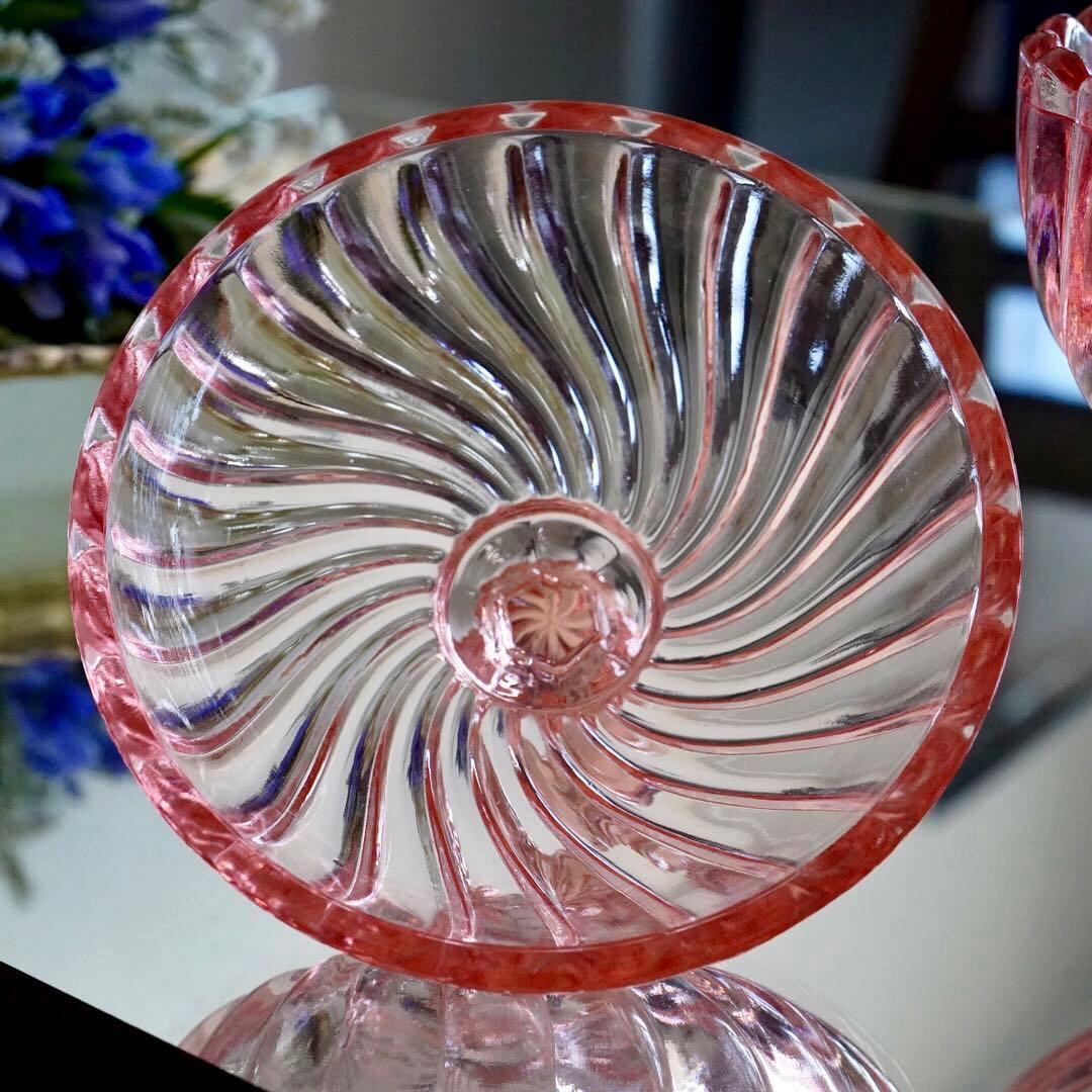 オールドバカラBACCARAT★バンブー★レッド★赤★ボンボニエール★小物入れ