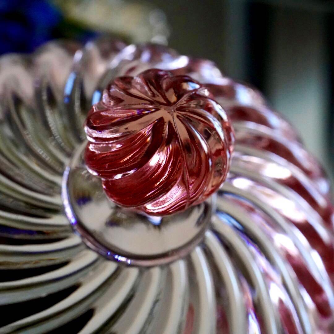 オールドバカラBACCARAT★バンブー★レッド★赤★ボンボニエール★小物入れ