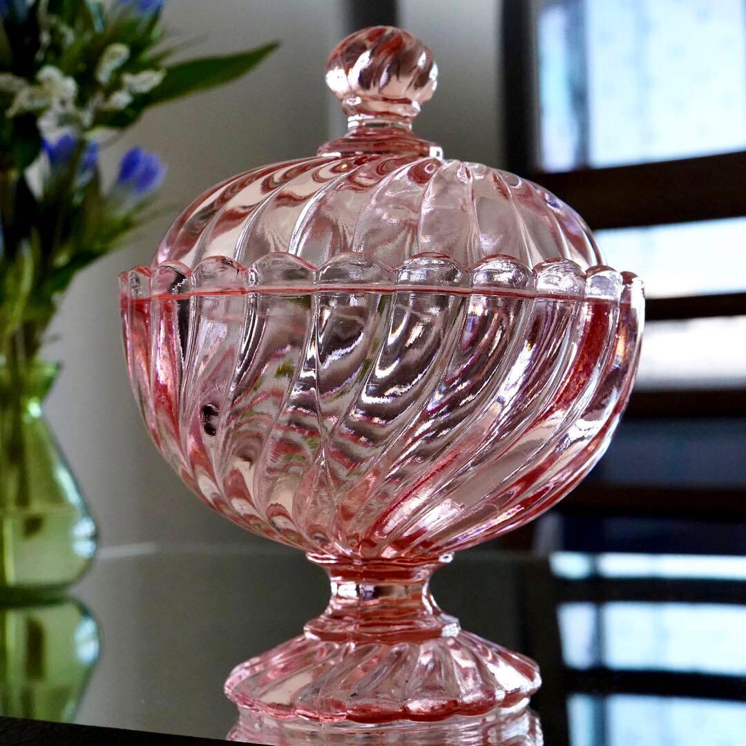 オールドバカラBACCARAT★バンブー★レッド★赤★ボンボニエール★小物入れ