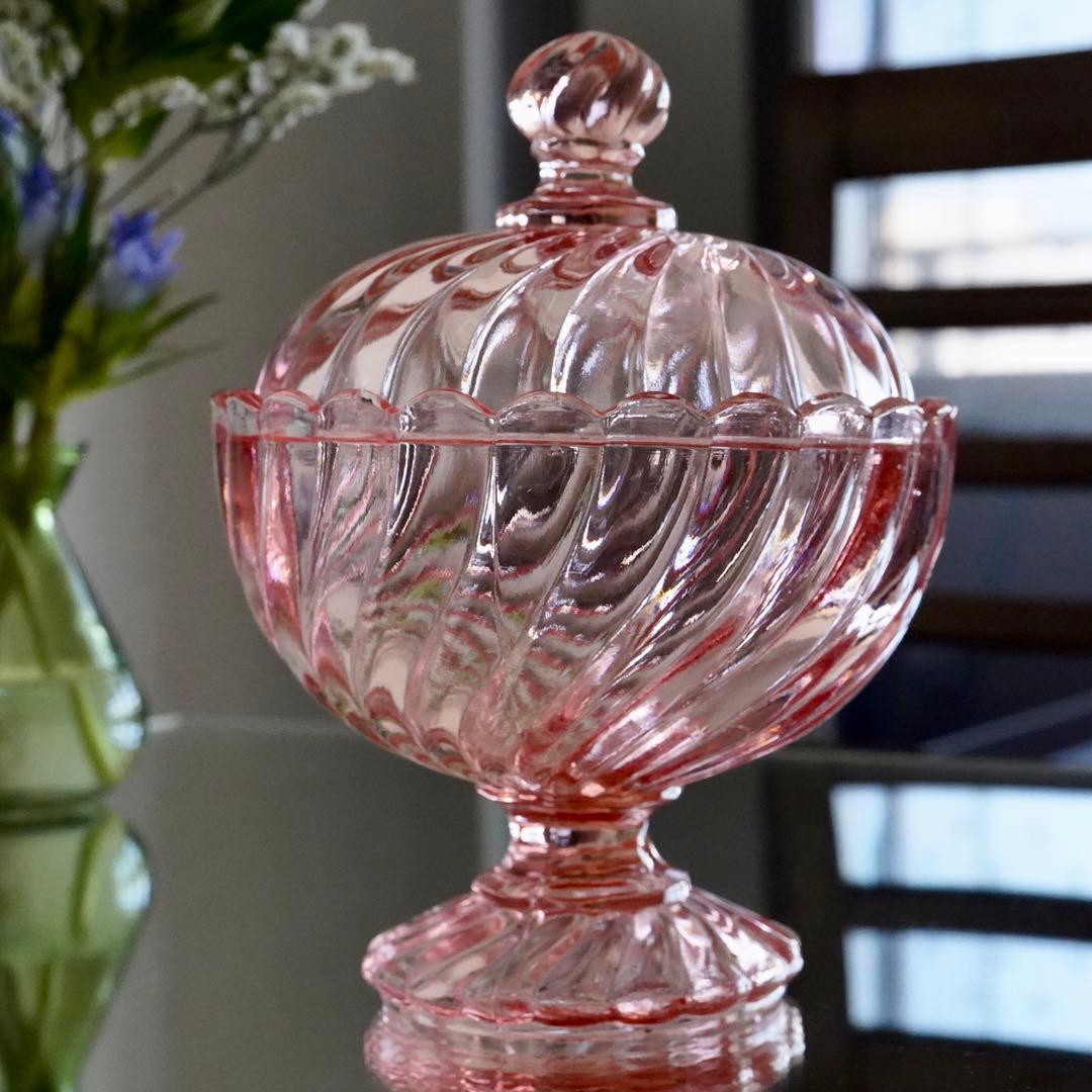 オールドバカラBACCARAT★バンブー★レッド★赤★ボンボニエール★小物入れ