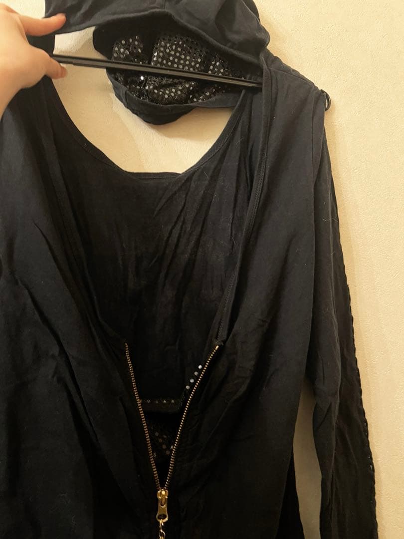 レア希少 d.i.a. ギャル服 ドクロ 骸骨 トップス スカル 平成ギャル