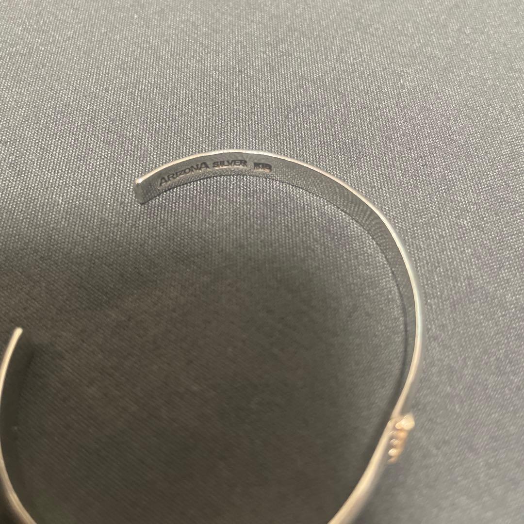 アリゾナフリーダム バングル エメラルド付き K18