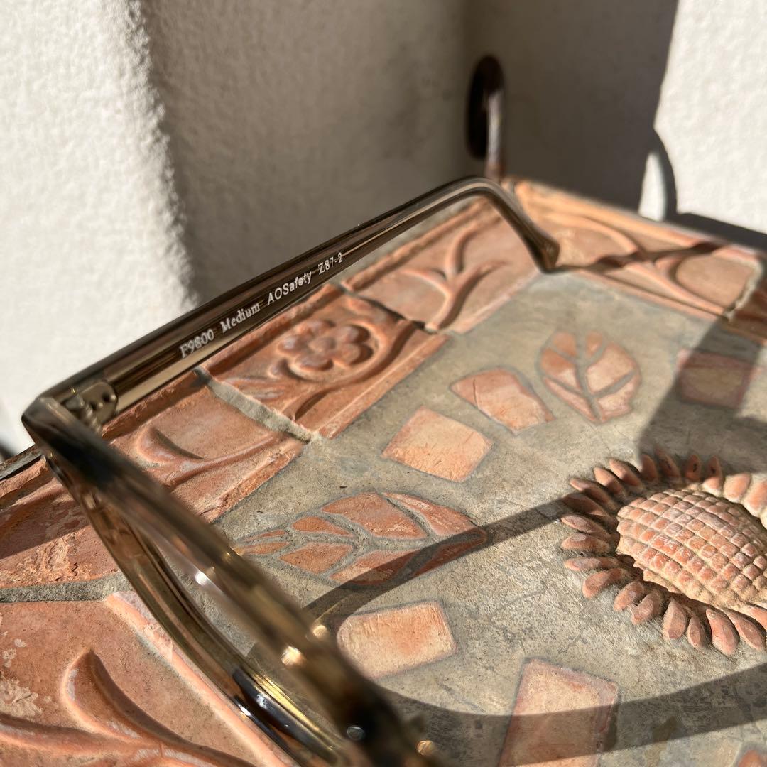 american optical アメリカンオプティカル　48 ブラウン