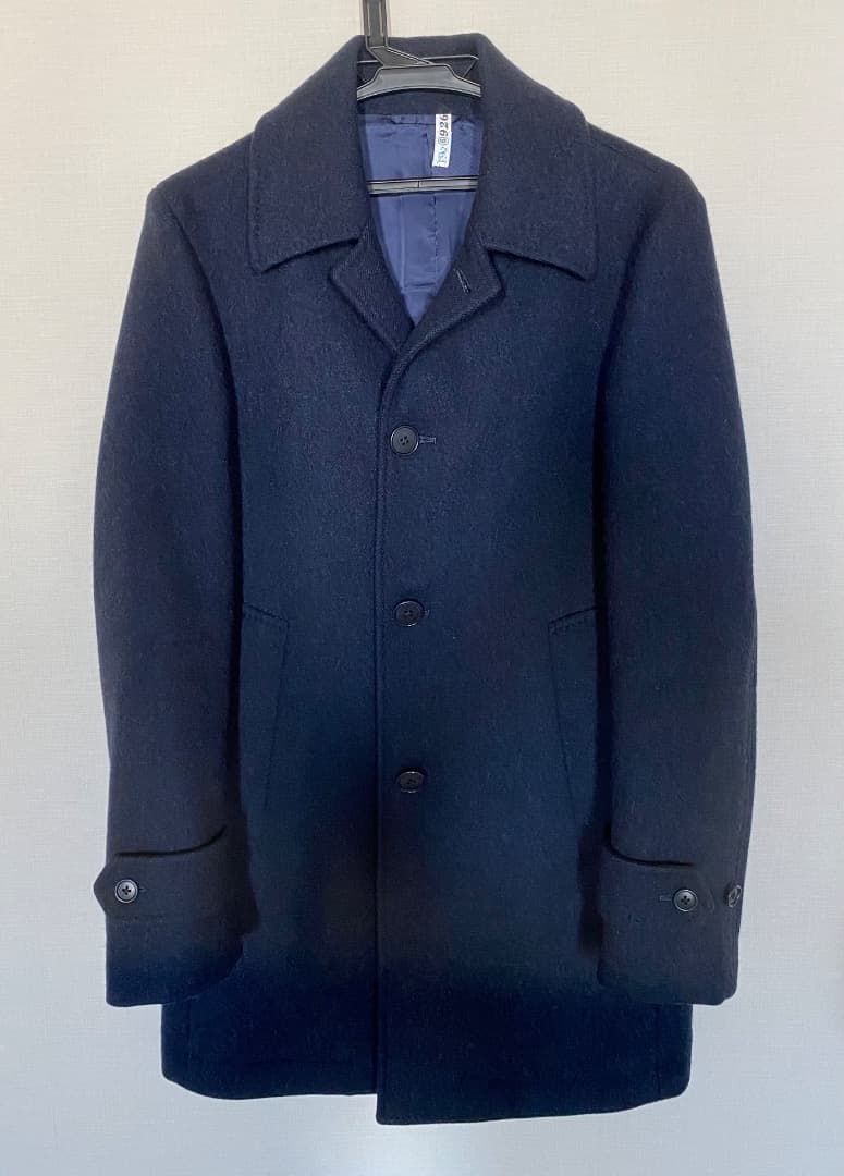 SHIPSシップスダブルフェイスメルトンカーコート