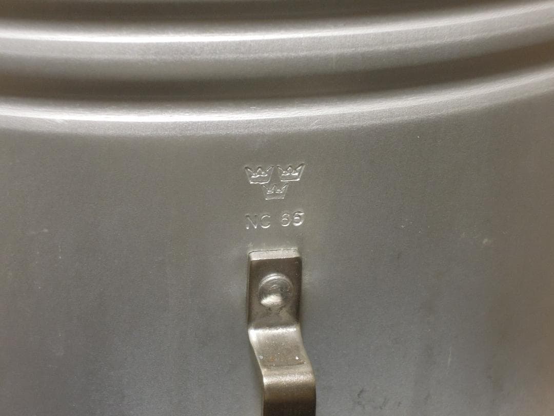 スウェーデン軍飯盒 メスキット NC66 無塗装アルミ 飯ごう