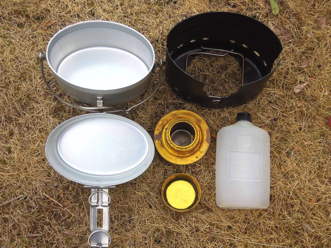 スウェーデン軍飯盒 メスキット NC66 無塗装アルミ 飯ごう