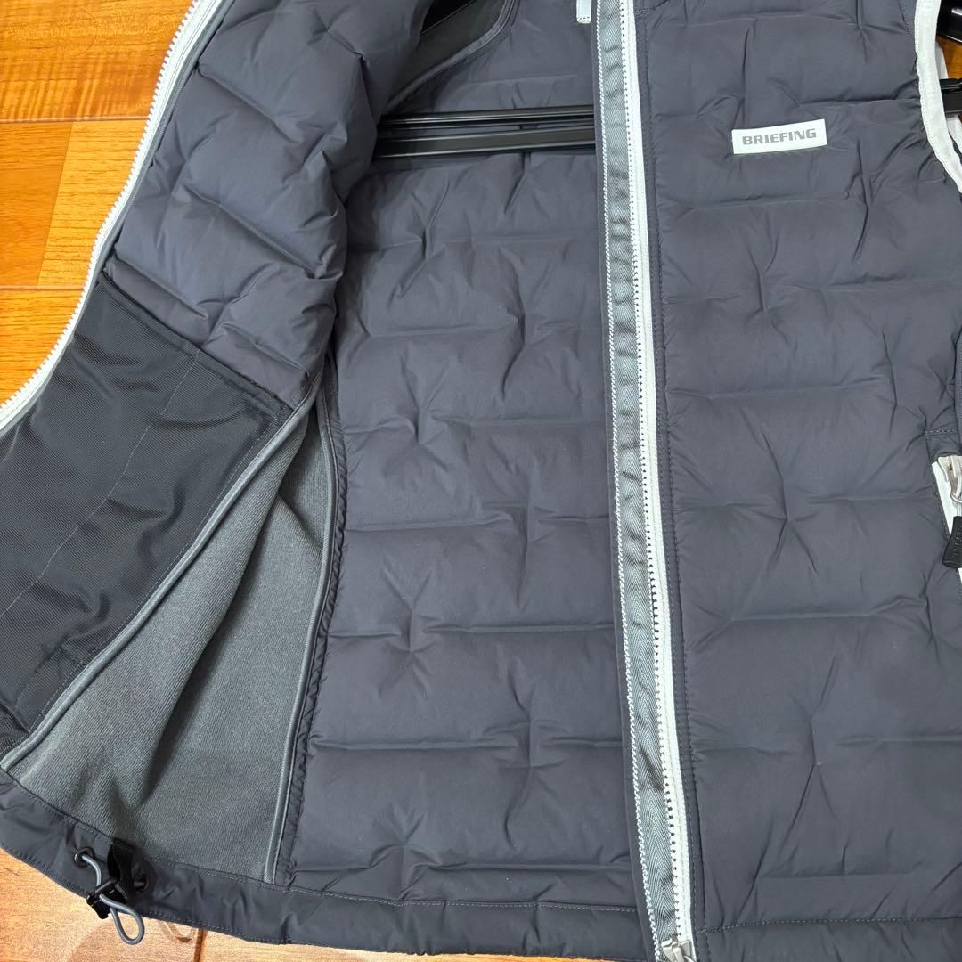 BRIEFING GOLF ダウンベスト　グレー　レディース　M