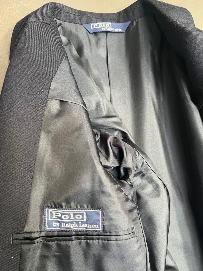 ポロ　ラルフローレン　紺ブレ　セットアップ　金ボタン　キッズ　レディース　ウール