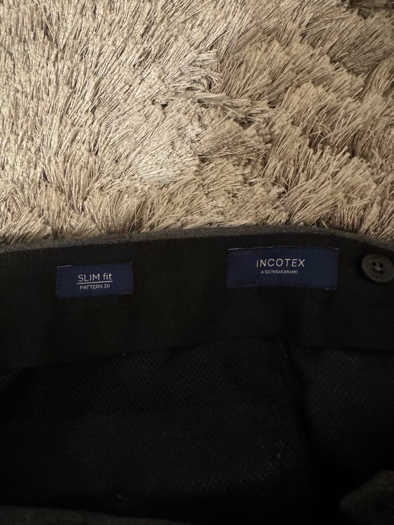 INCOTEX フランネルイージースラックス グレー 48サイズ