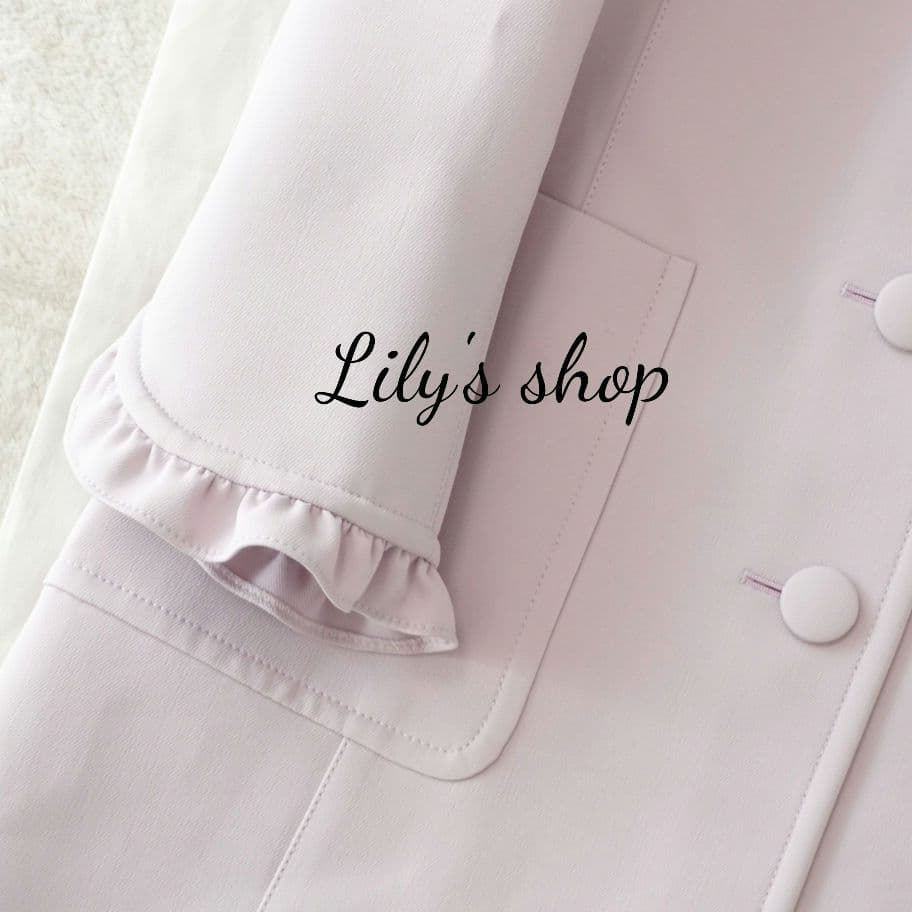 極美品♡イニシャル刺繍コート