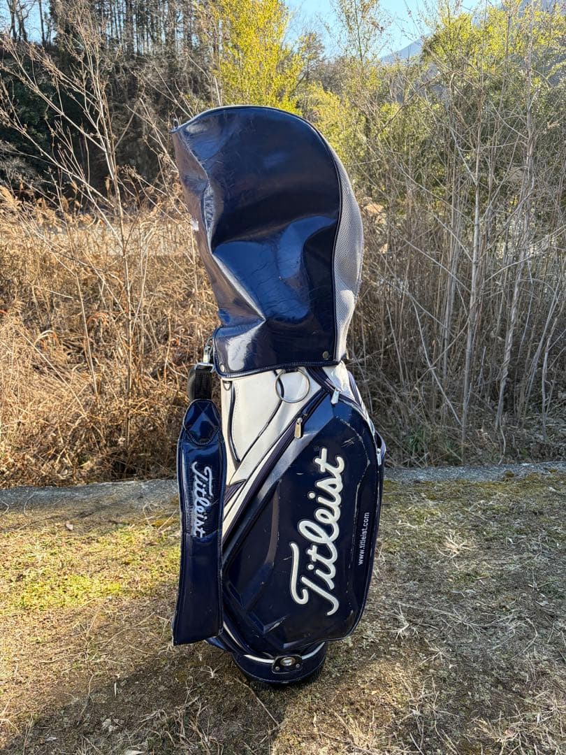 Titleist キャディバッグ ネイビー/ホワイト