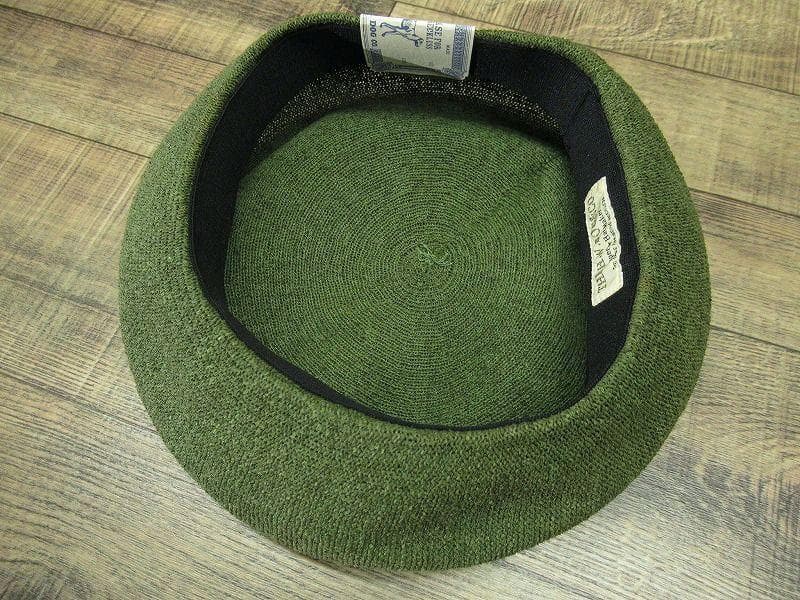 完売 未使用 ドッグアンドコー D-00664 ベレー 帽子 キャップ カーキ