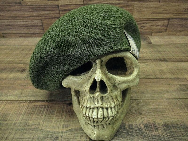 完売 未使用 ドッグアンドコー D-00664 ベレー 帽子 キャップ カーキ