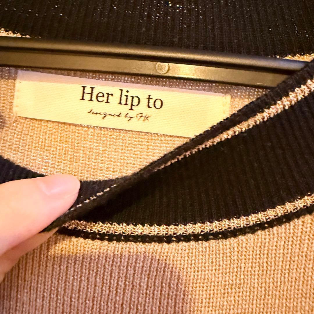 ワンピース Her lip to Saint Honore Long Dress