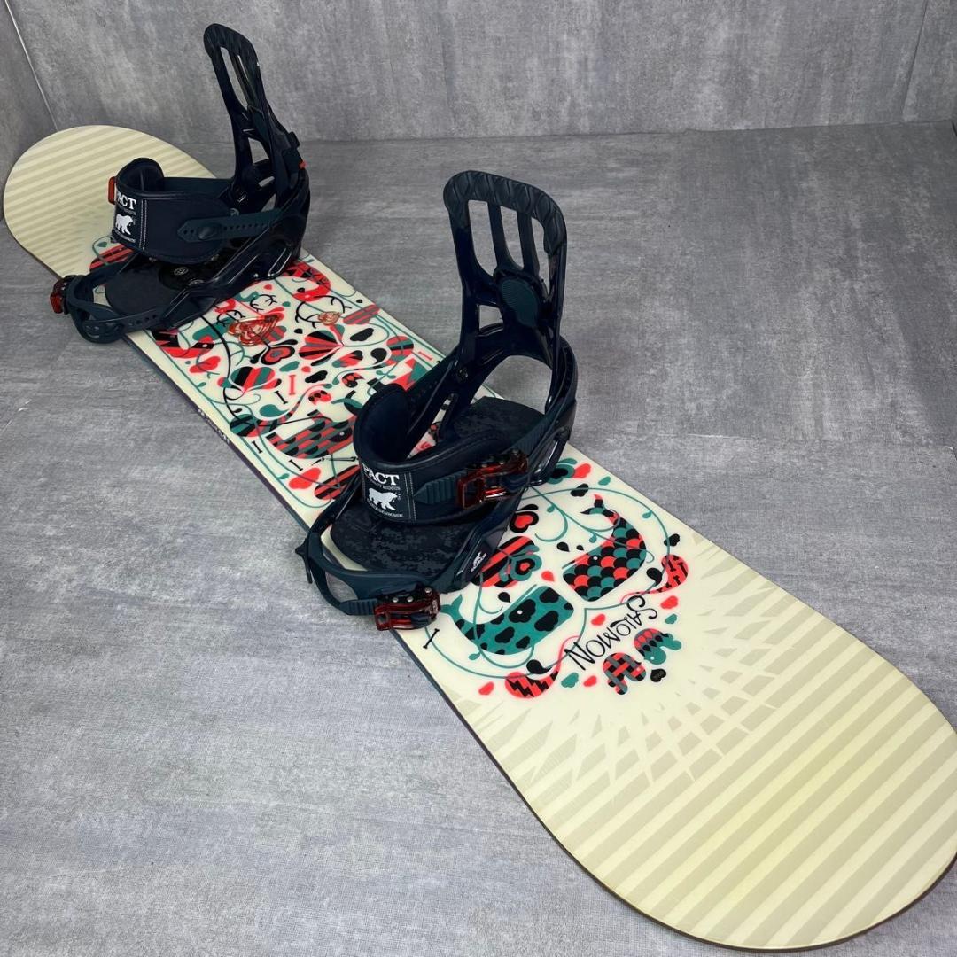 サロモン スノーボード RADIANT 143cm レディース セット 初心者