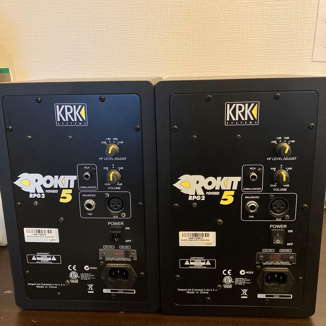 最終値下げ　KRK Rokit 5 RPG2 スタジオモニタースピーカー　ペア