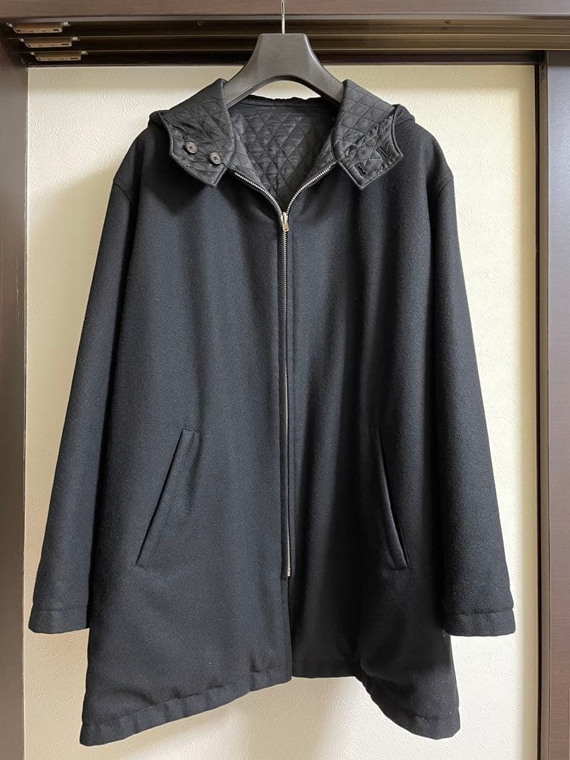 Y’s for men ワイズフォーメン ウールコート 中綿 黒 L 美品