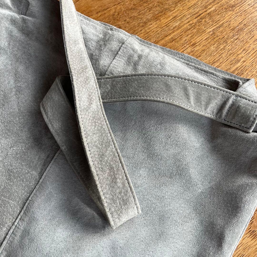 【美品】北欧暮らしの道具店　撥水スエードの2WAYトートバッグ グレー 軽い