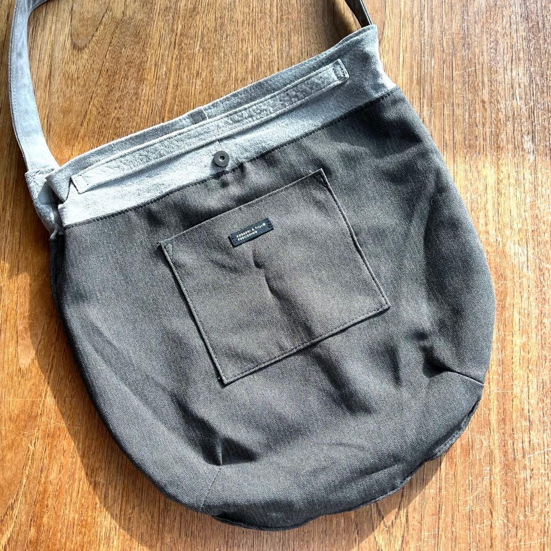 【美品】北欧暮らしの道具店　撥水スエードの2WAYトートバッグ グレー 軽い