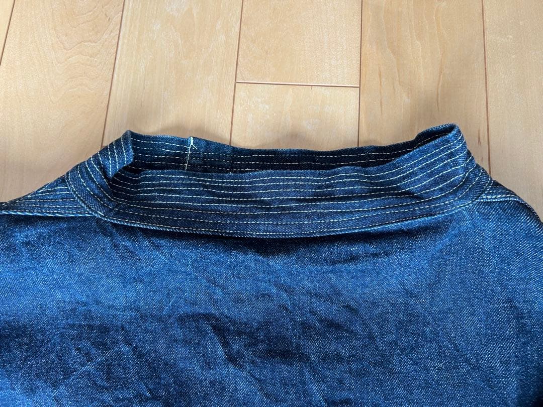 BROWNTABBY デニムフィッシャーマンスモック デニムプルオーバー