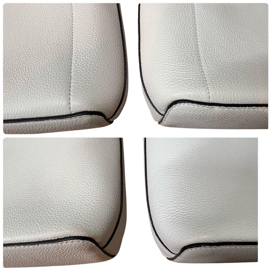 ✳︎超美品 A4サイズ✳︎フルラ トートバッグ コスタンザ ホワイト レザー 巾着