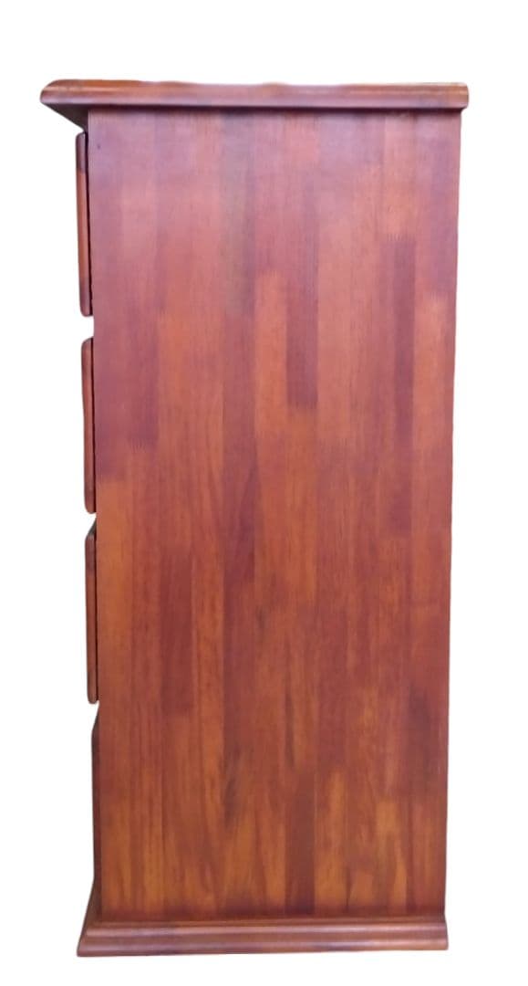 カントリー　北欧　アンティーク　タイルタンス　4段チェスト