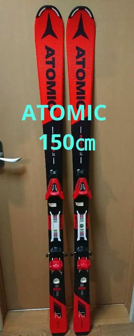 ATOMIC 150㎝ 簡単調整229～336㎜ アトミック J2 スキー板