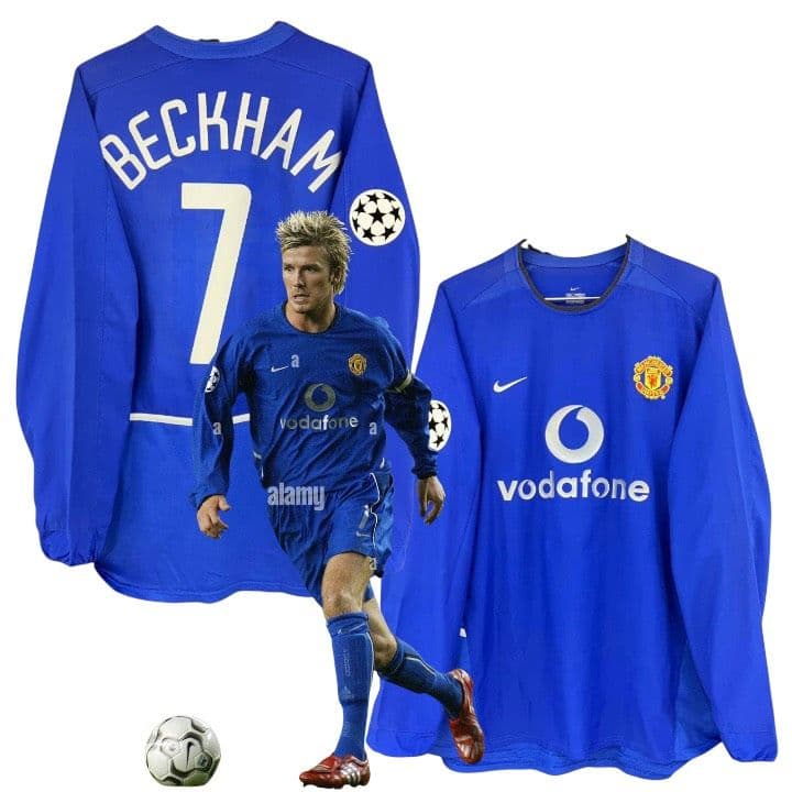 02-03 マンチェスター・ユナイテッド　ベッカム　オフィシャルユニフォーム