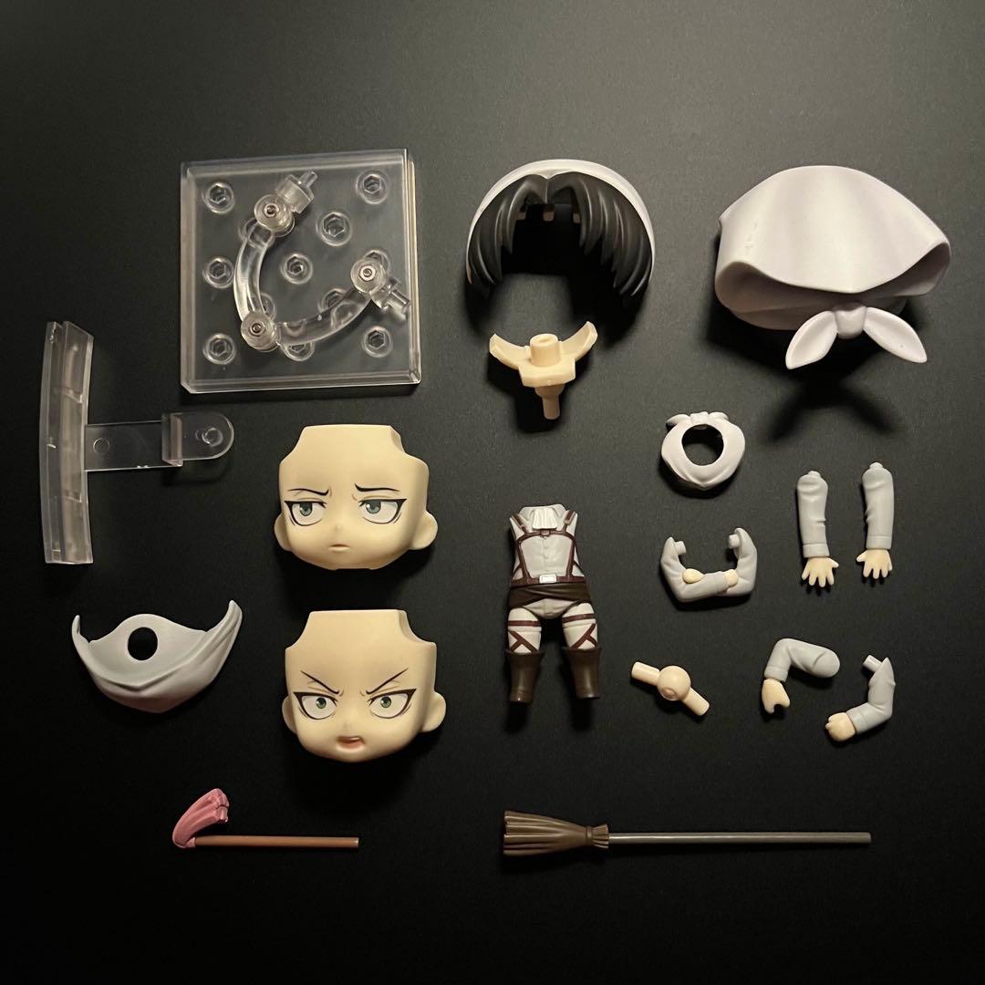 進撃の巨人　ねんどろいど　リヴァイ　お掃除ver