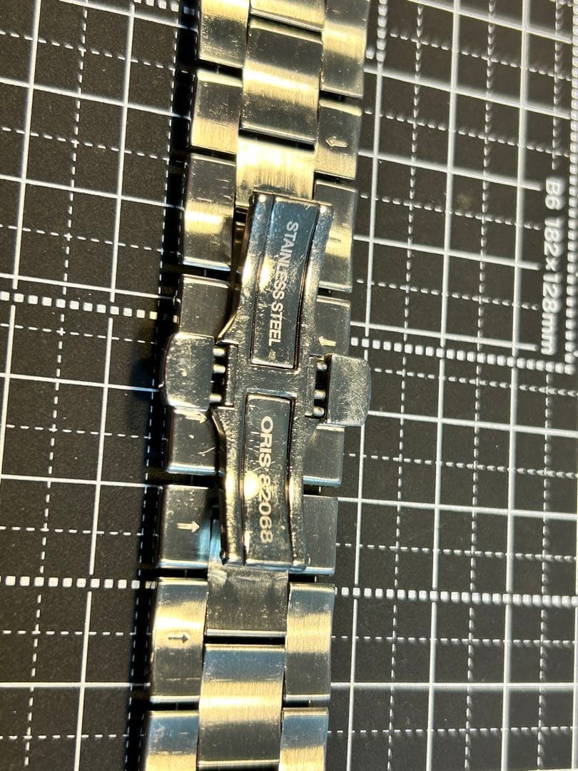 中古　オリスORIS メタルバンド ベルト