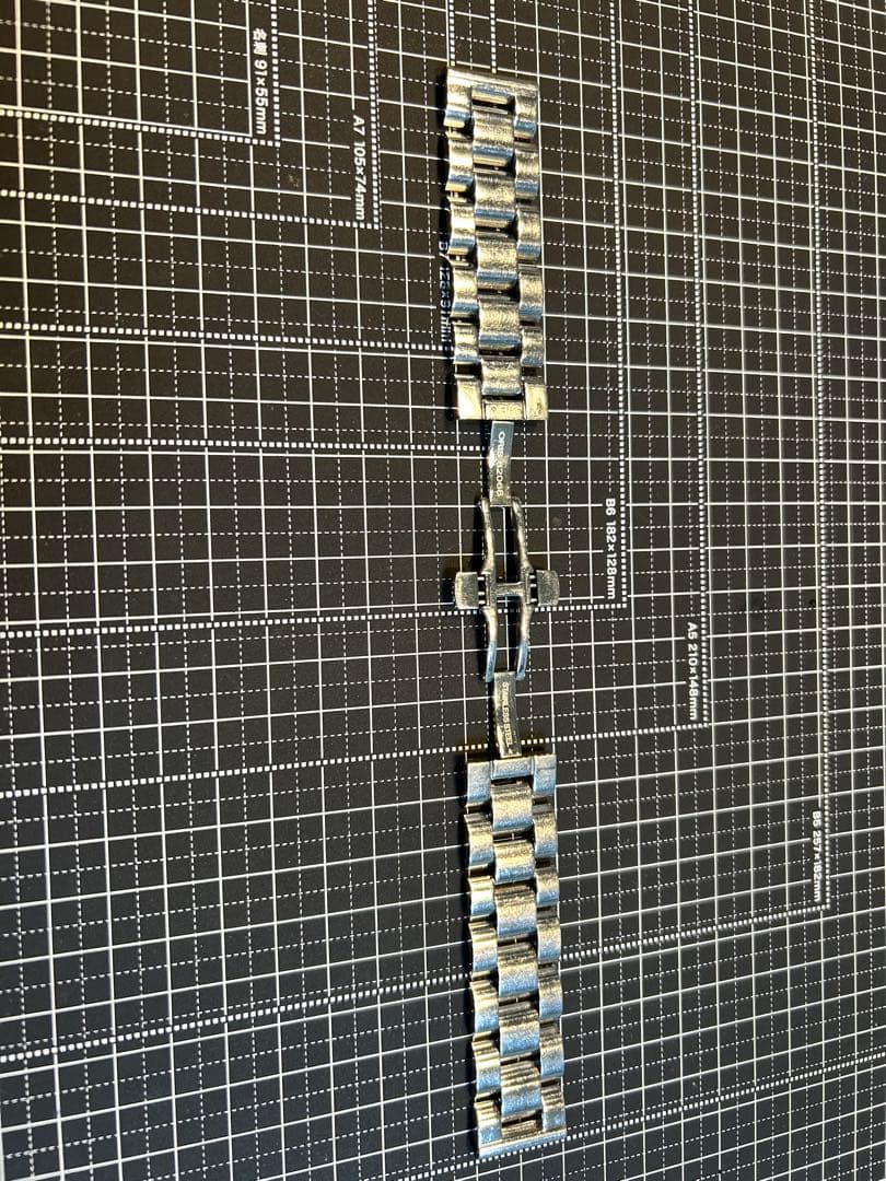 中古　オリスORIS メタルバンド ベルト