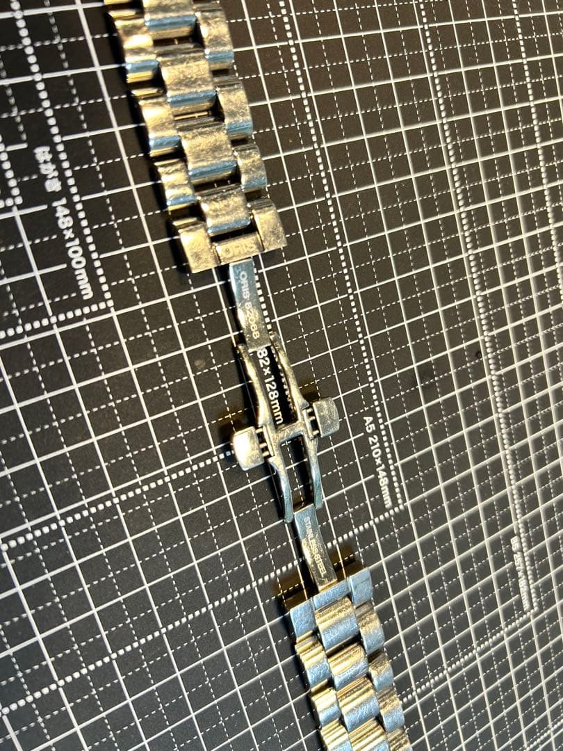 中古　オリスORIS メタルバンド ベルト