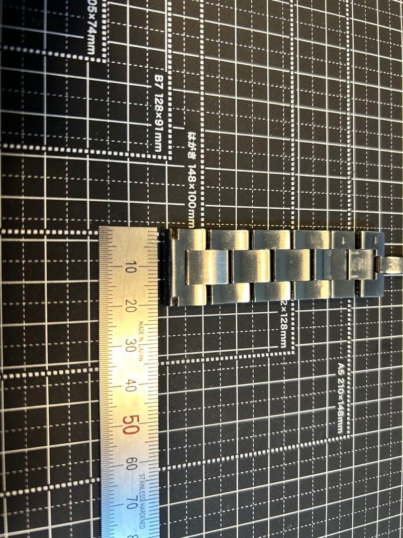 中古　オリスORIS メタルバンド ベルト