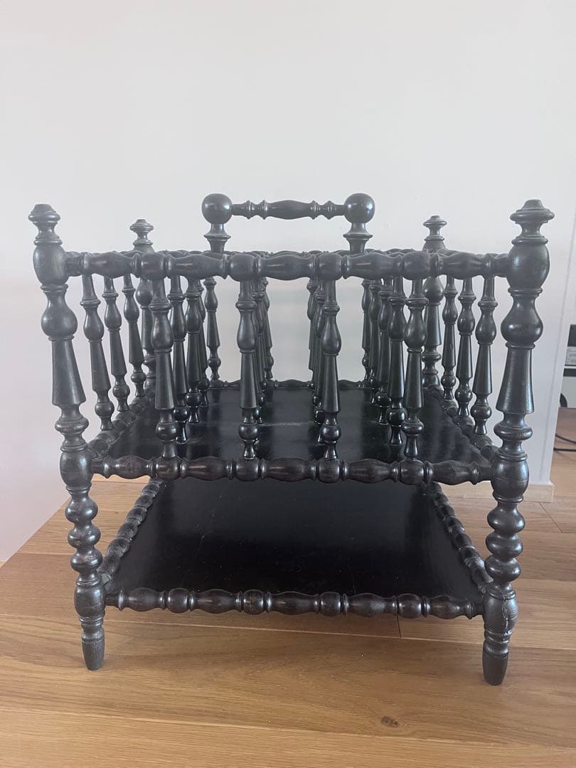 フランス　アンティーク　楽譜入れ　ミュージックシェルフ　シェルフ