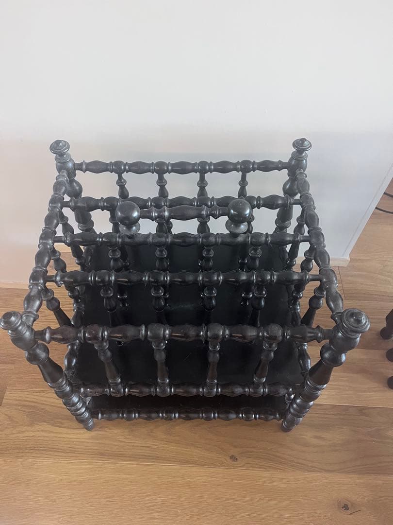 フランス　アンティーク　楽譜入れ　ミュージックシェルフ　シェルフ