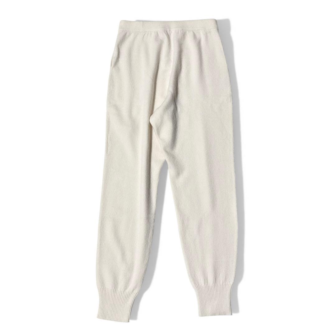 新品タグ付き✨️23AW　￥6.4万　エブール　メタルパーツカシミア ニットパンツ