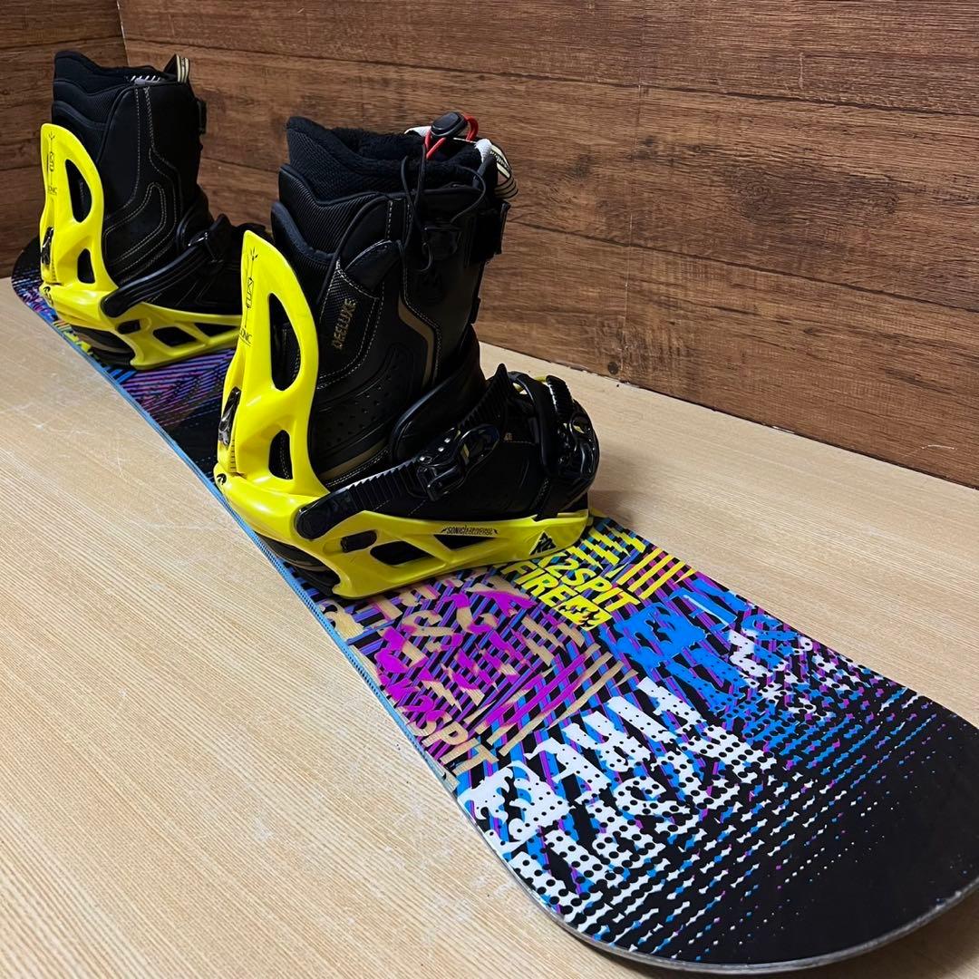 美品　K2 DEDLUXE 初心者オススメ　メンズスノーボード 3点　メンテ済み