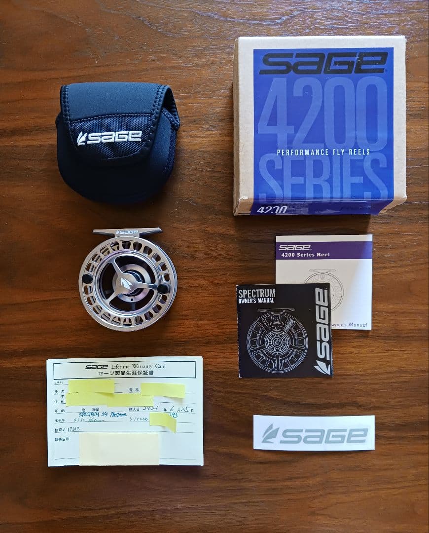 新品　SAGE SPECTRUM 3/4 セージフライリール