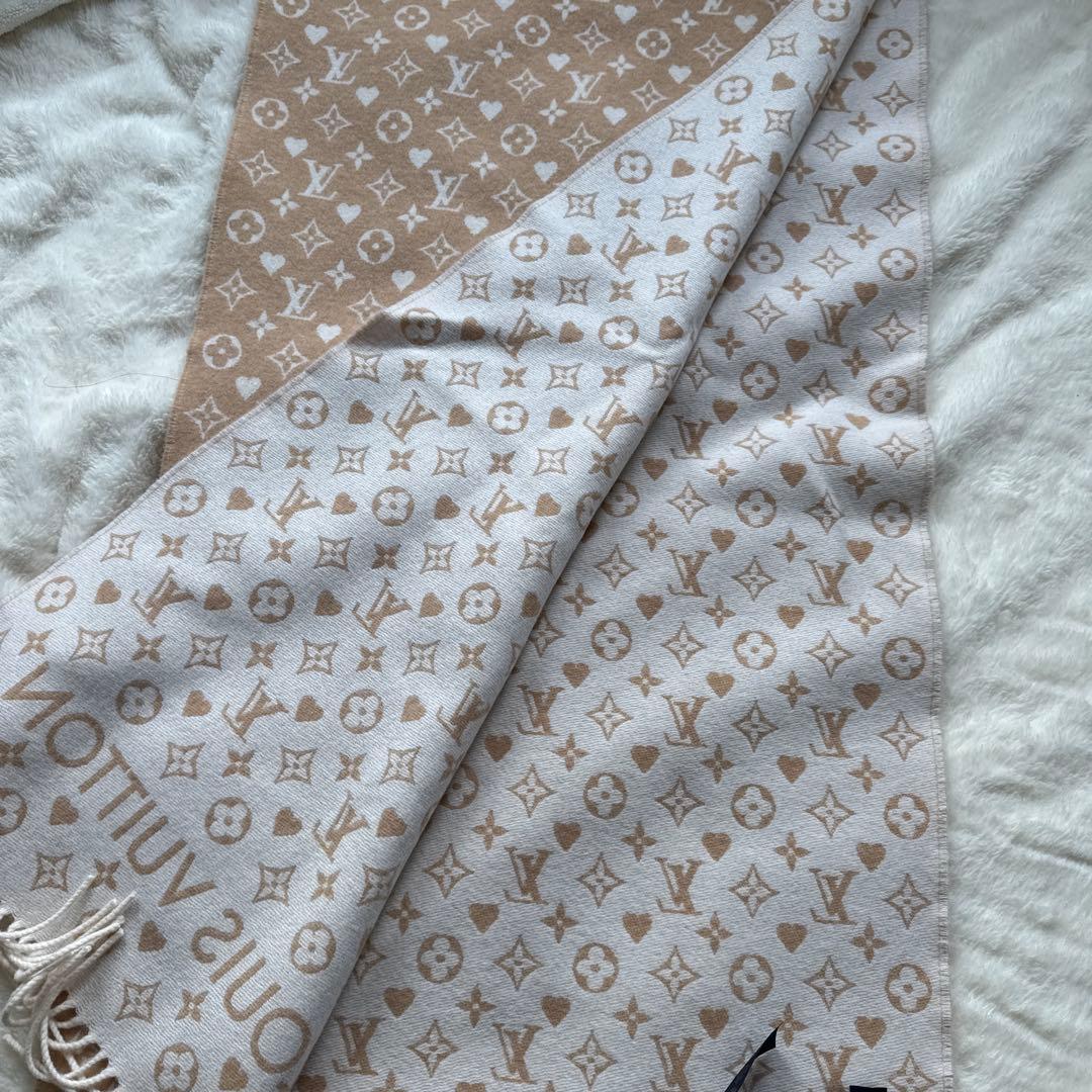 【LOUIS VUITTON】ルイ・ヴィトン マフラー カシミヤ 未使用