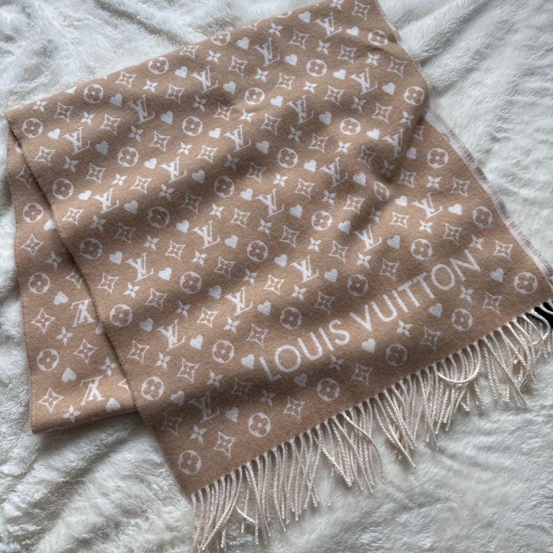 【LOUIS VUITTON】ルイ・ヴィトン マフラー カシミヤ 未使用