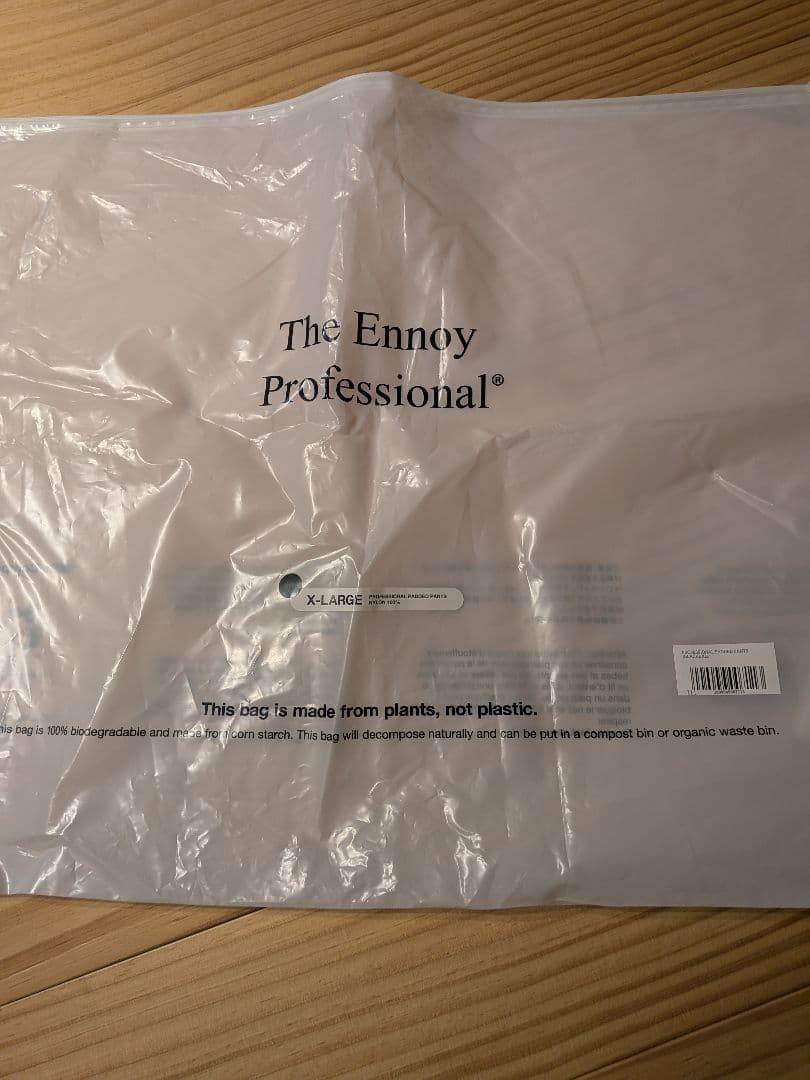 エンノイ PROFESSIONAL PADDED PANTS ブラック XL