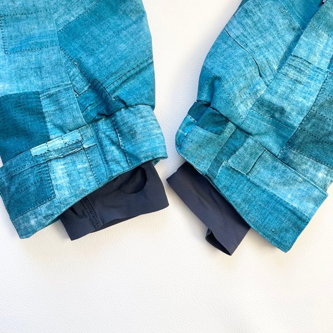 4436【美品】バートン スノボウェア ジャケット ゴアテックス パッチワーク