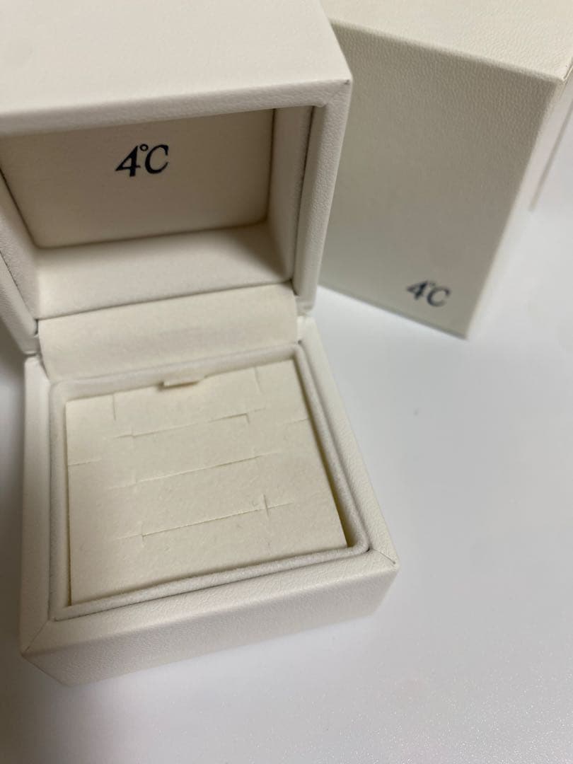 黒麻　　4℃　ヨンドシー　K10 ピンクゴールド一粒ダイヤモンドネックレス