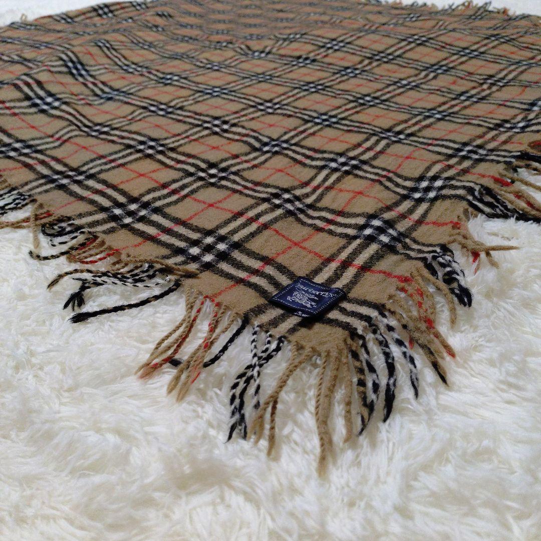✨美品✨️ バーバリーズ 大判 ブランケット 膝かけ ノバチェック