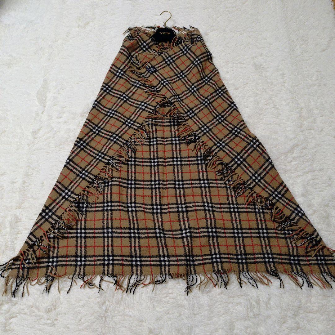 ✨美品✨️ バーバリーズ 大判 ブランケット 膝かけ ノバチェック