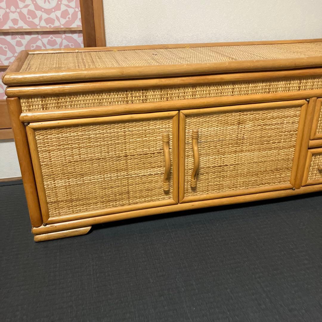 専用　ラタン収納キャビネット