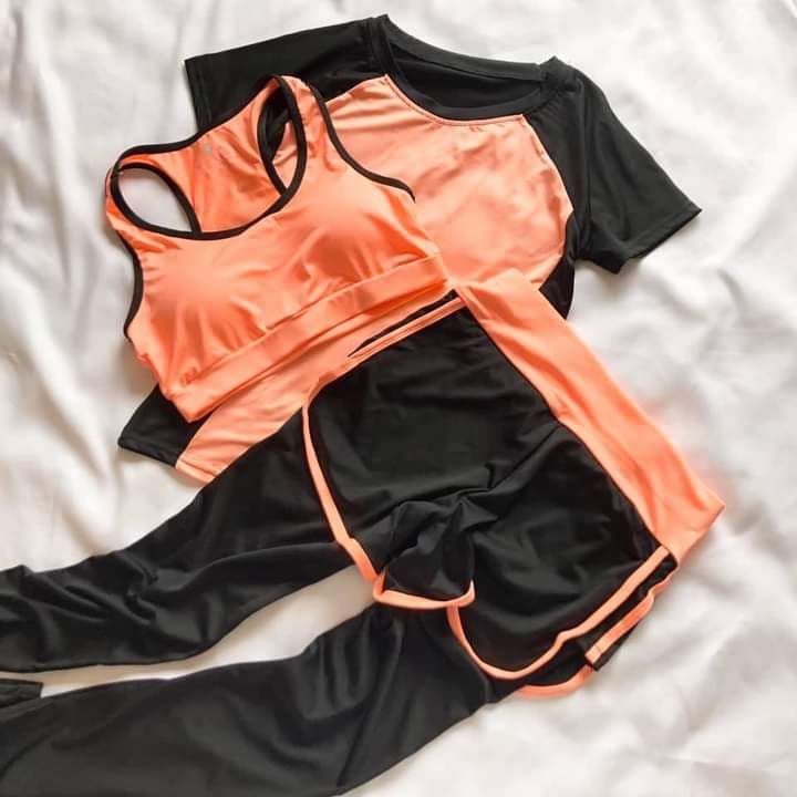 【新品】 再入荷 レディース スポーツウェア 5点セット ランニング ヨガ　M