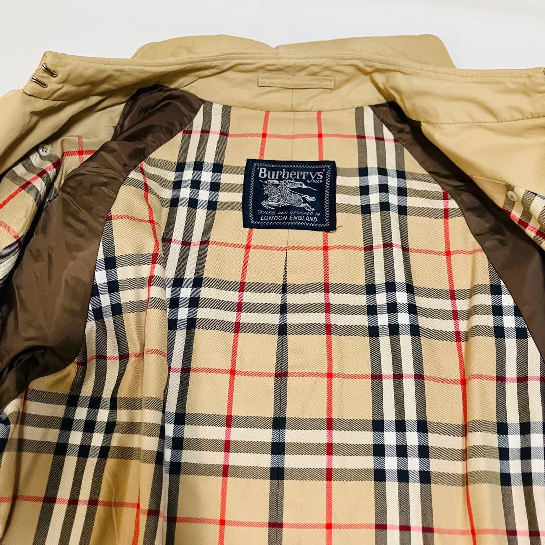 バーバリートレンチコート ノバチェック ハニーベージュ　ベルト付