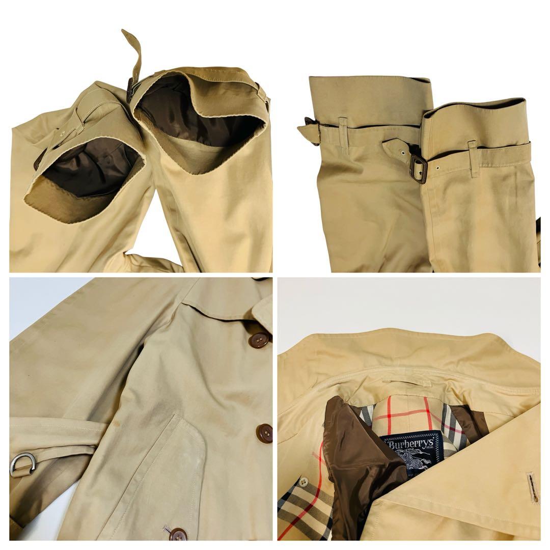バーバリートレンチコート ノバチェック ハニーベージュ　ベルト付
