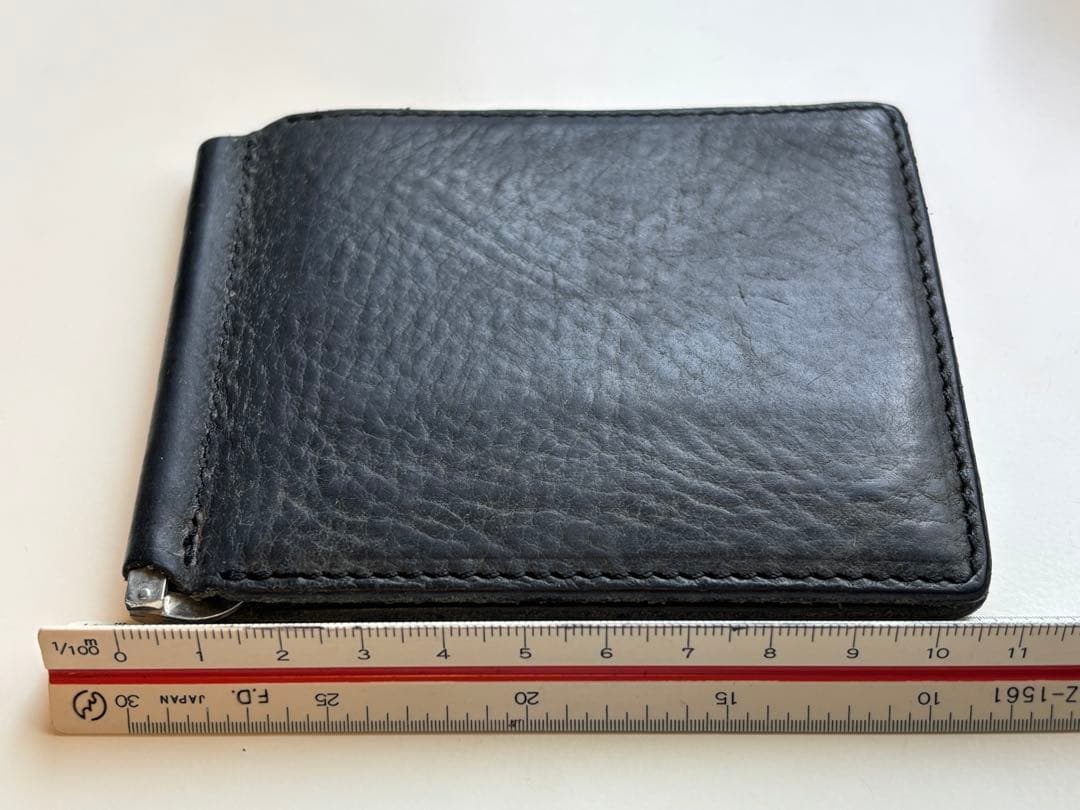 Hender Scheme/レザー/ウォレット/マネークリップ/カードケース/黒